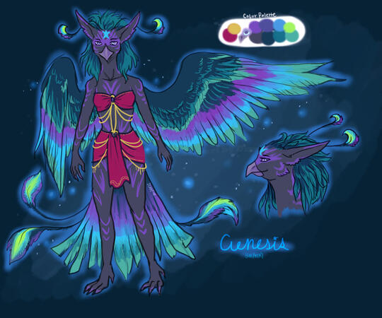 Complex Reference Sheet + Character & Outfit Design